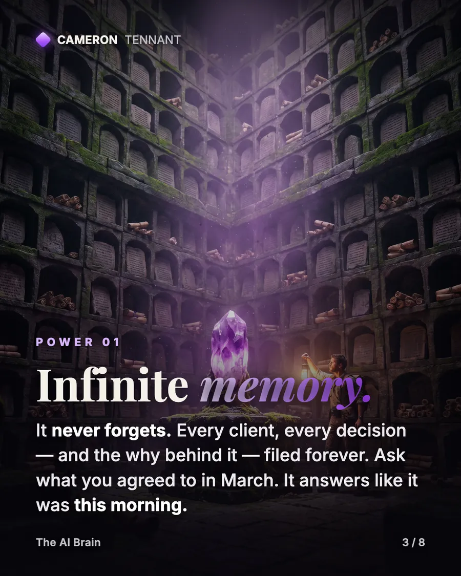 Carousel slide: infinite memory